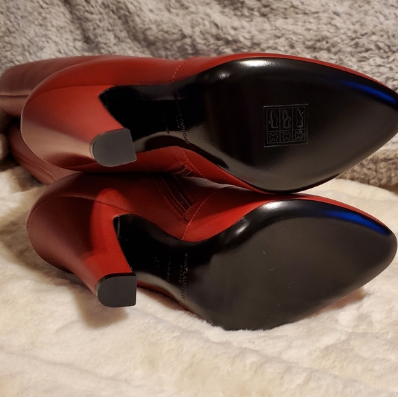 Saint Laurent Boots Oyum red - Picture 2 of 9